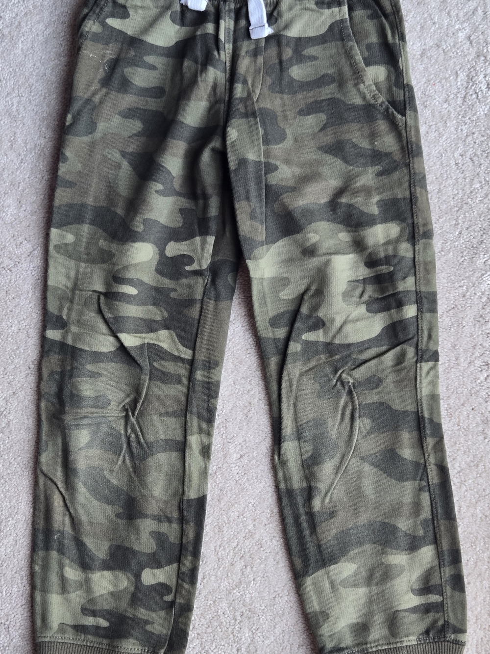 Carter's Boys Olive Green Camo Jogger Pants